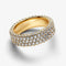 5 Row Single Band Studded (Gold)