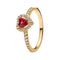 Red Heart (Gold)